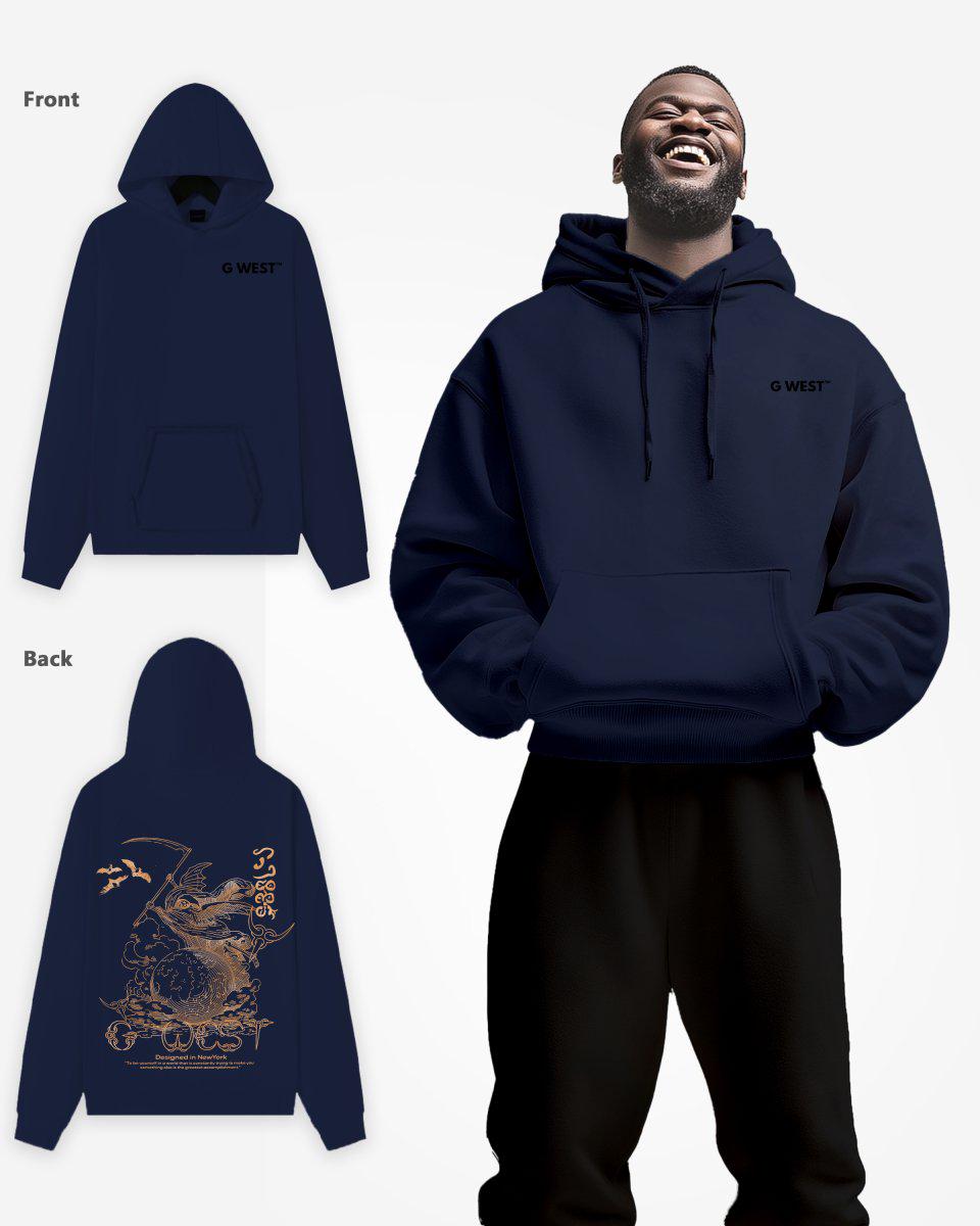 G West Reaper World Heavy Premium Oversize Hoodie