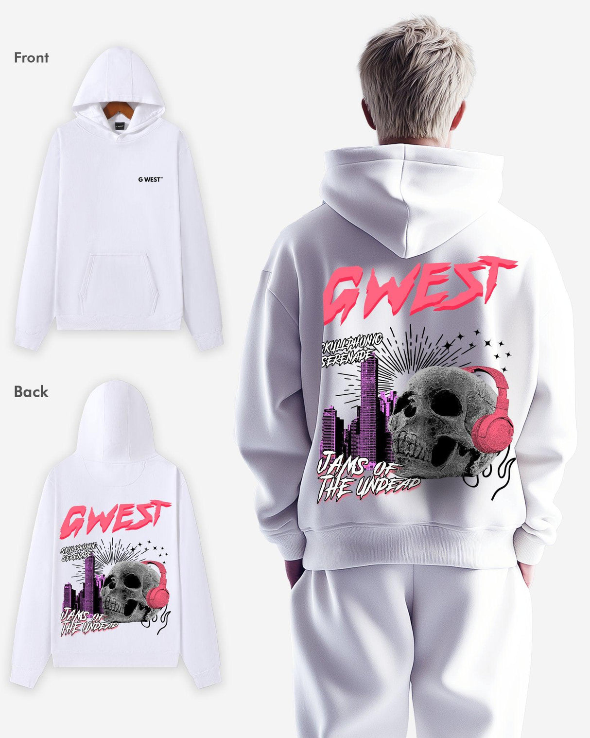 G West Jams Of The Undead Oversize Hoodie