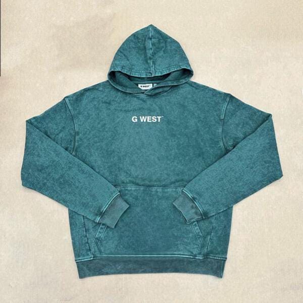 G West Mens Encrypted Acid Wash Hoodie: Gwaphd2028 - 3 Colors
