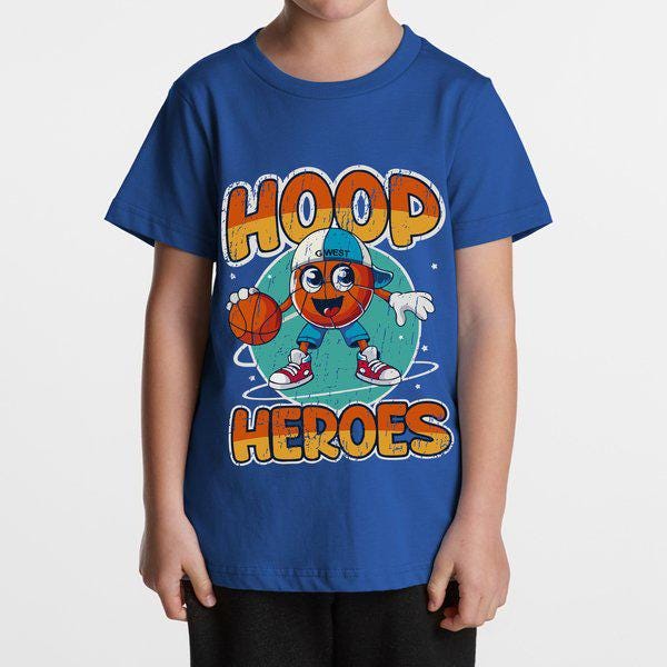 G West Kids Hoop Heroes Tee - Dtpbasty9072