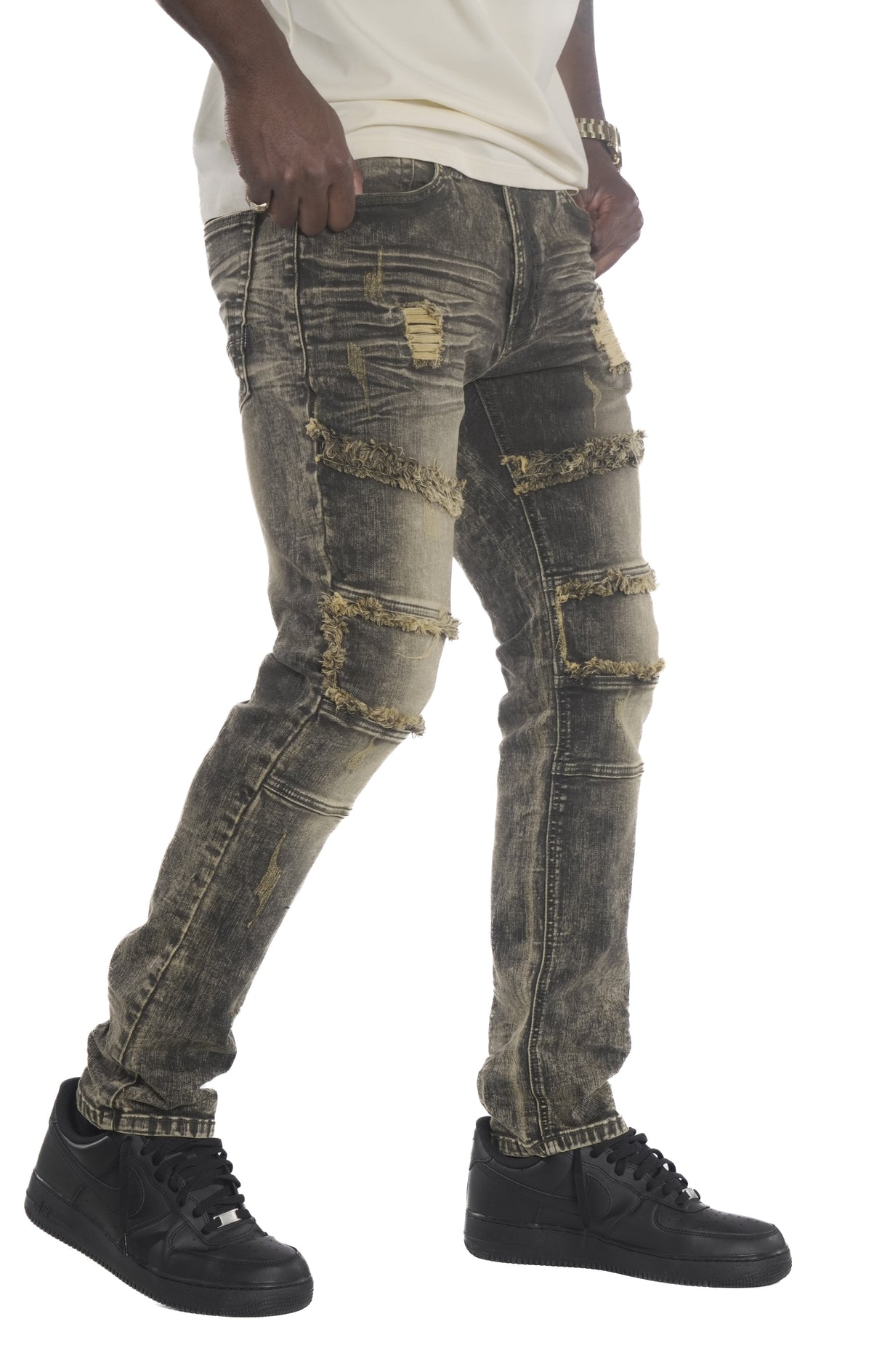 Makobi M1967 David Denim Jeans - Olive