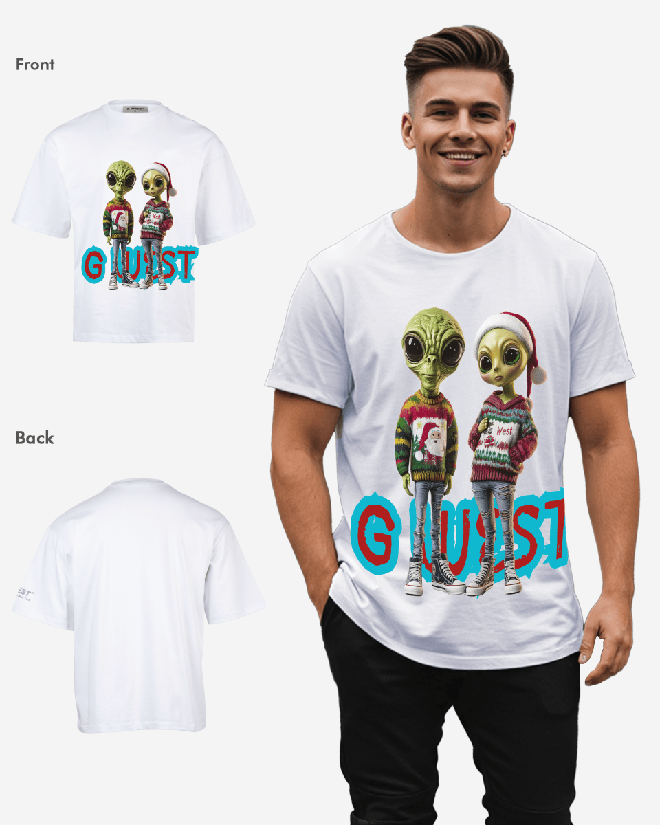 Interstellar Christmas Oversized  Tshirt