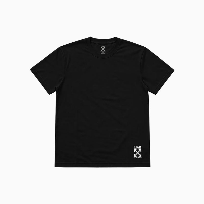 L/AB CO Off-White Clamp Arrows Hem Logo Slim Crew Undershirt 3Pack Multi Colors