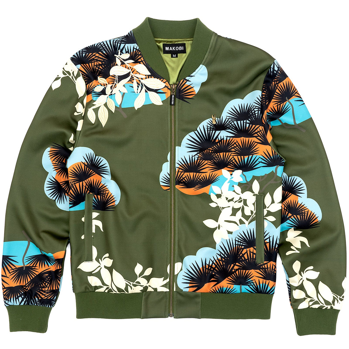 Makobi M4470 Beruni Varsity Jacket - Olive