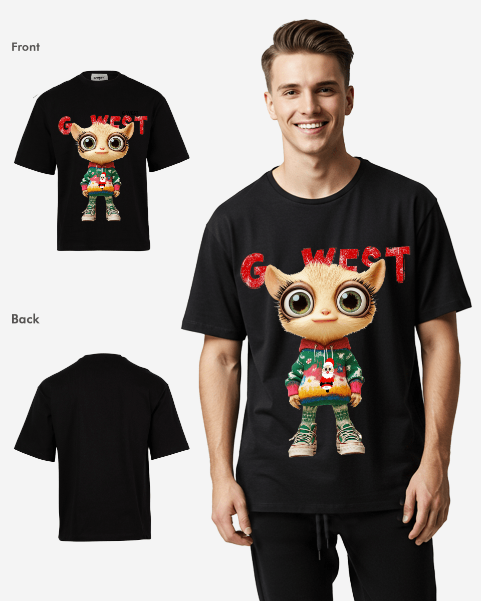 Mistletoe Mischief Oversized T-Shirt