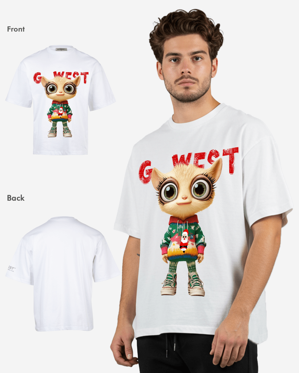 Mistletoe Mischief Oversized T-Shirt