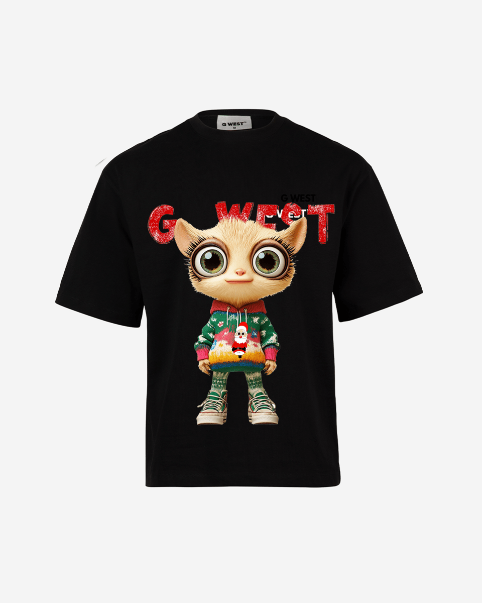 Mistletoe Mischief Oversized T-Shirt