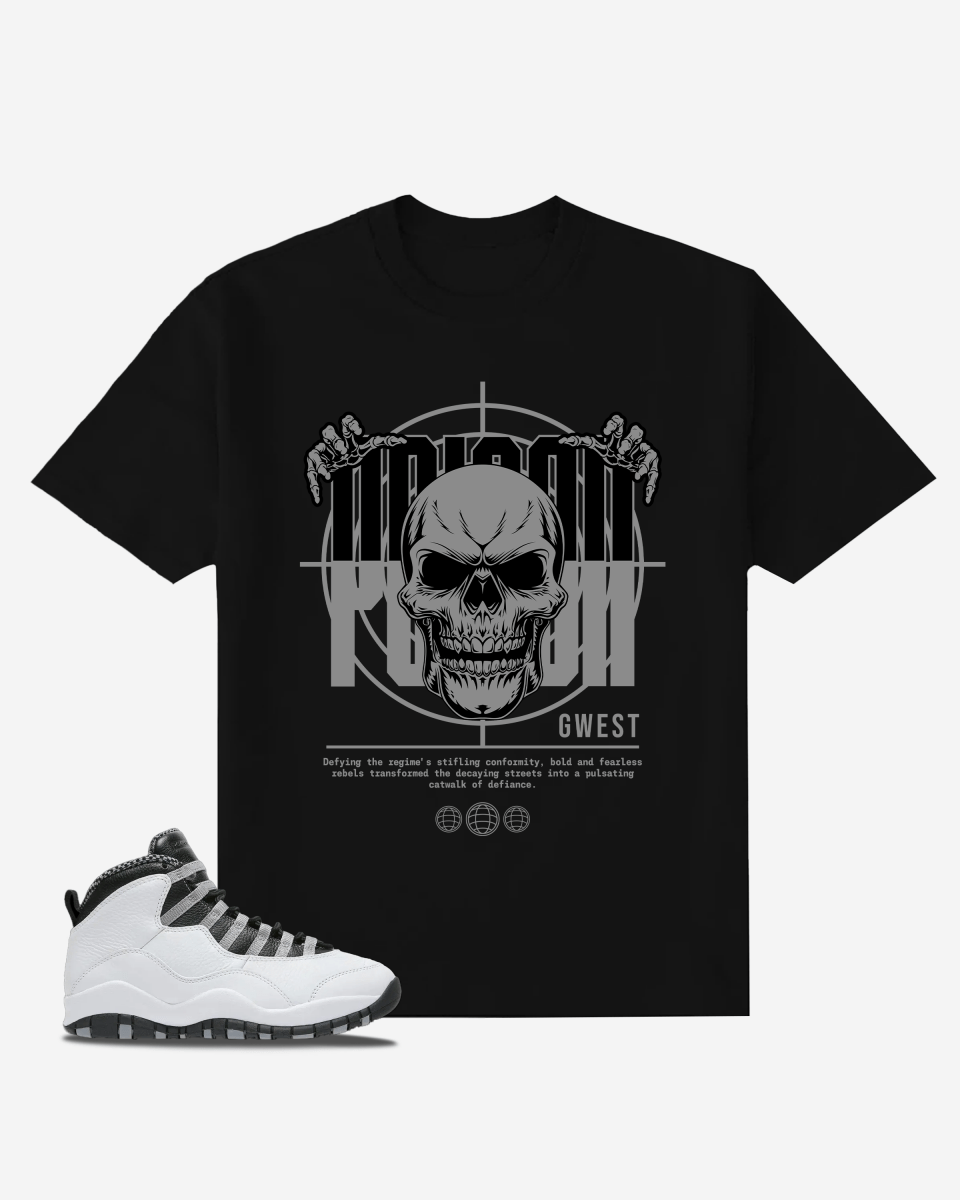 Poison Skull Oversized T-Shirt