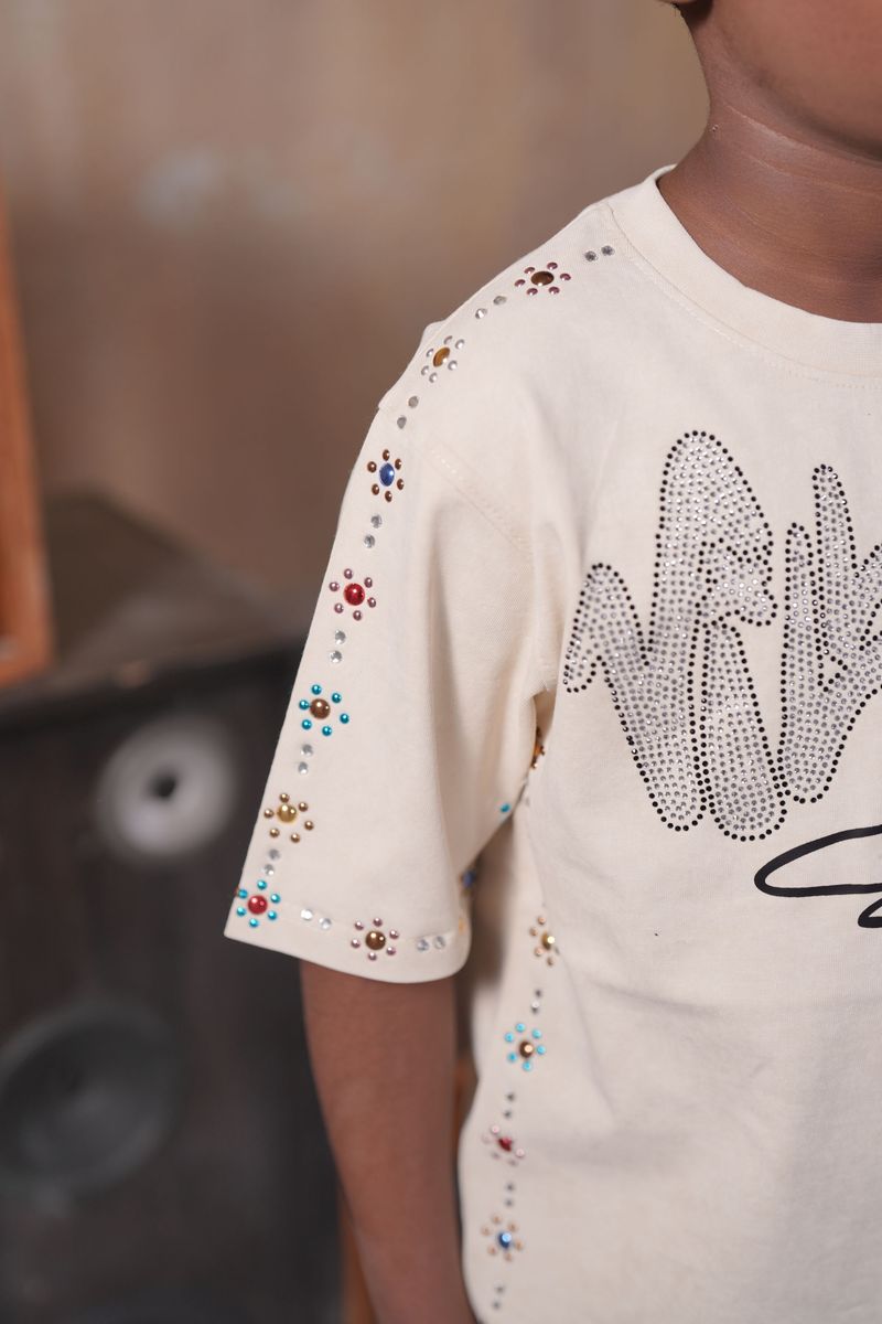 Elite Kids VS Heavy Embellished Kids T-Shirt Multi Colors