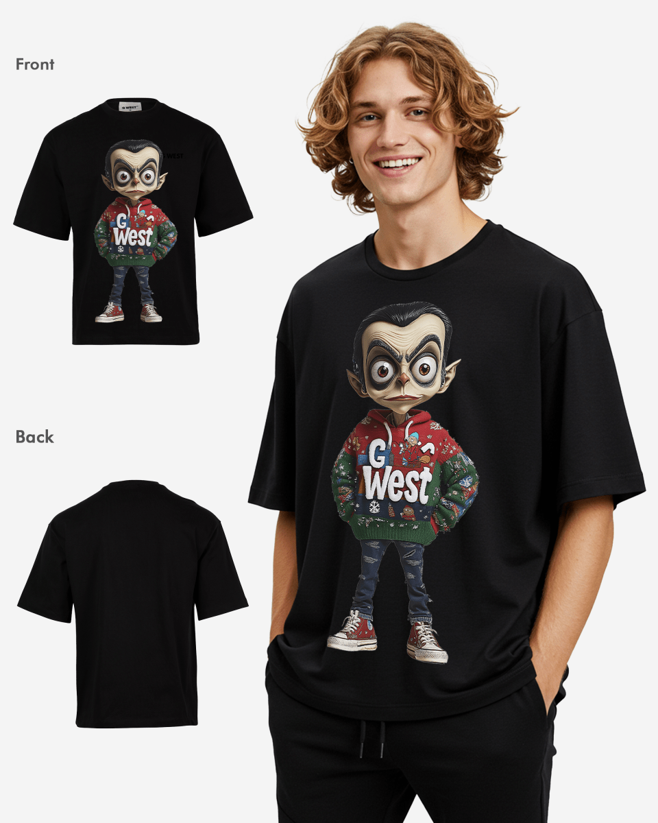 Quirky Claus Oversized  T-Shirt