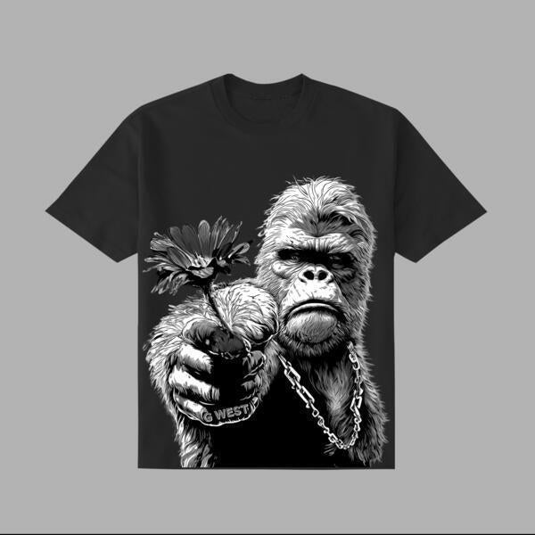 Regular Fit Big Mam Front Graphic T Shirt : Gwpbast5052 - 3 Colors