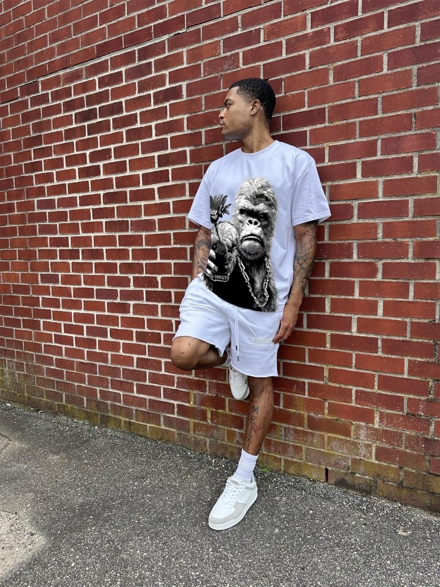 Regular Fit Big Mam Front Graphic T Shirt : Gwpbast5052 - 3 Colors