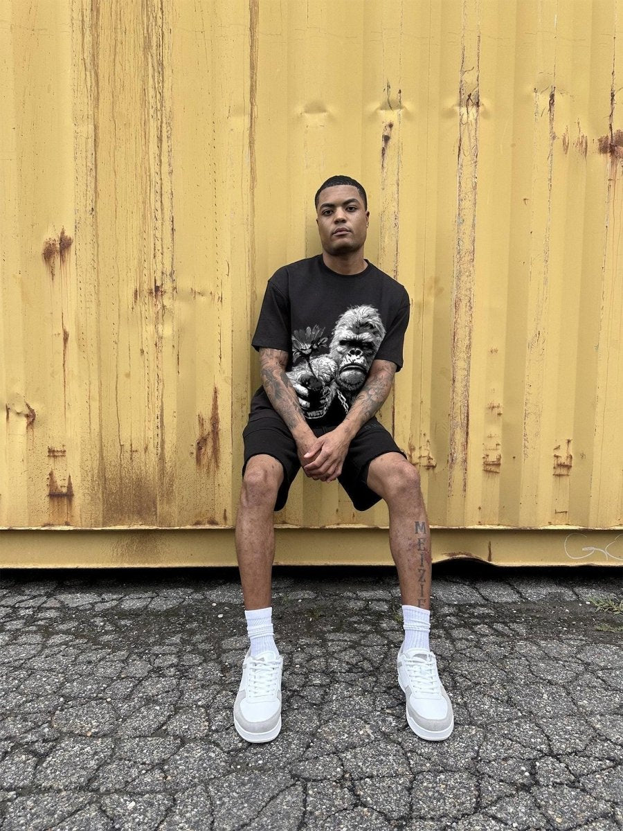 Regular Fit Big Mam Front Graphic T Shirt : Gwpbast5052 - 3 Colors