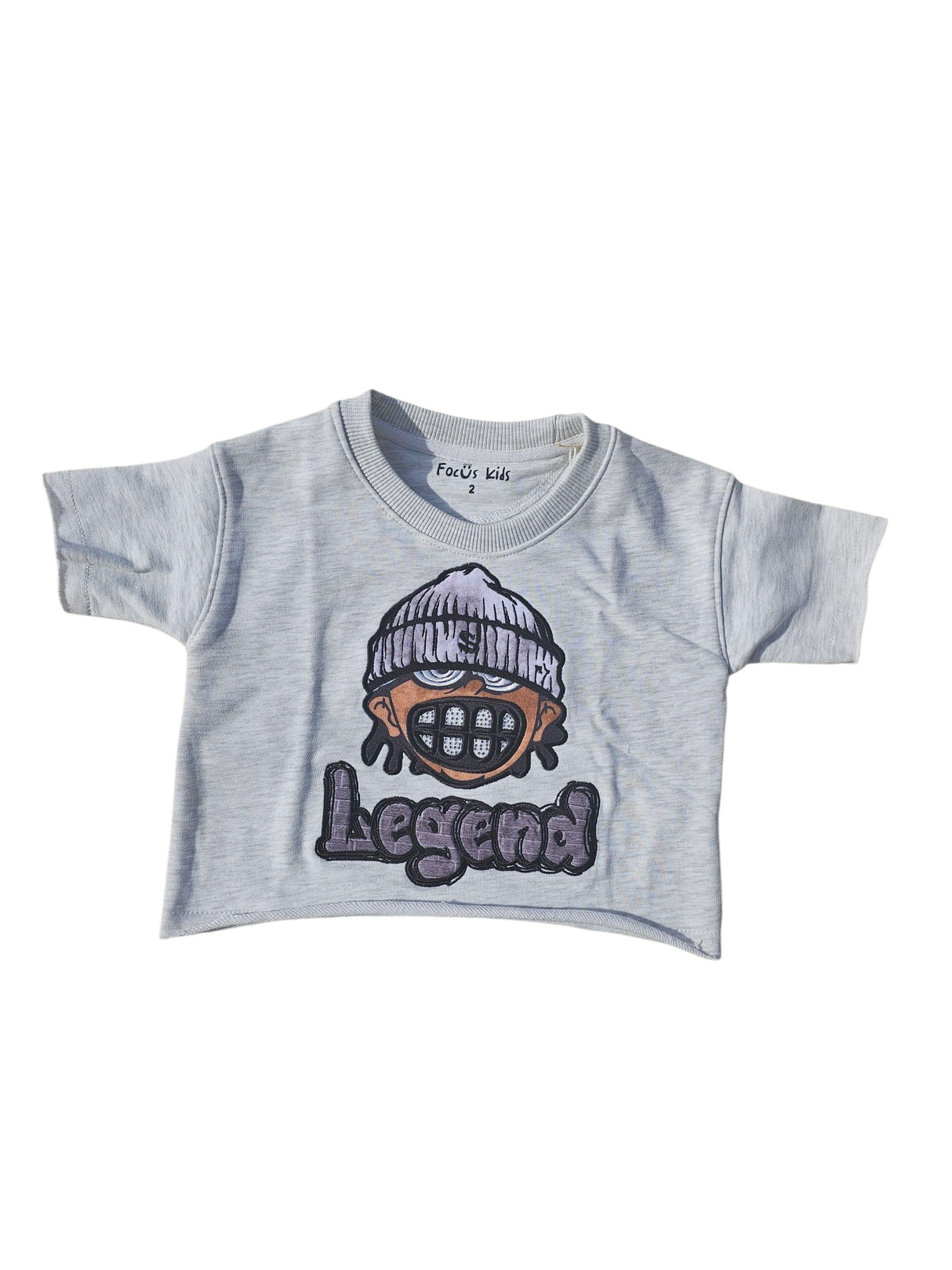 Focus Kids Legend Cropped T-Shirt Multi Colors