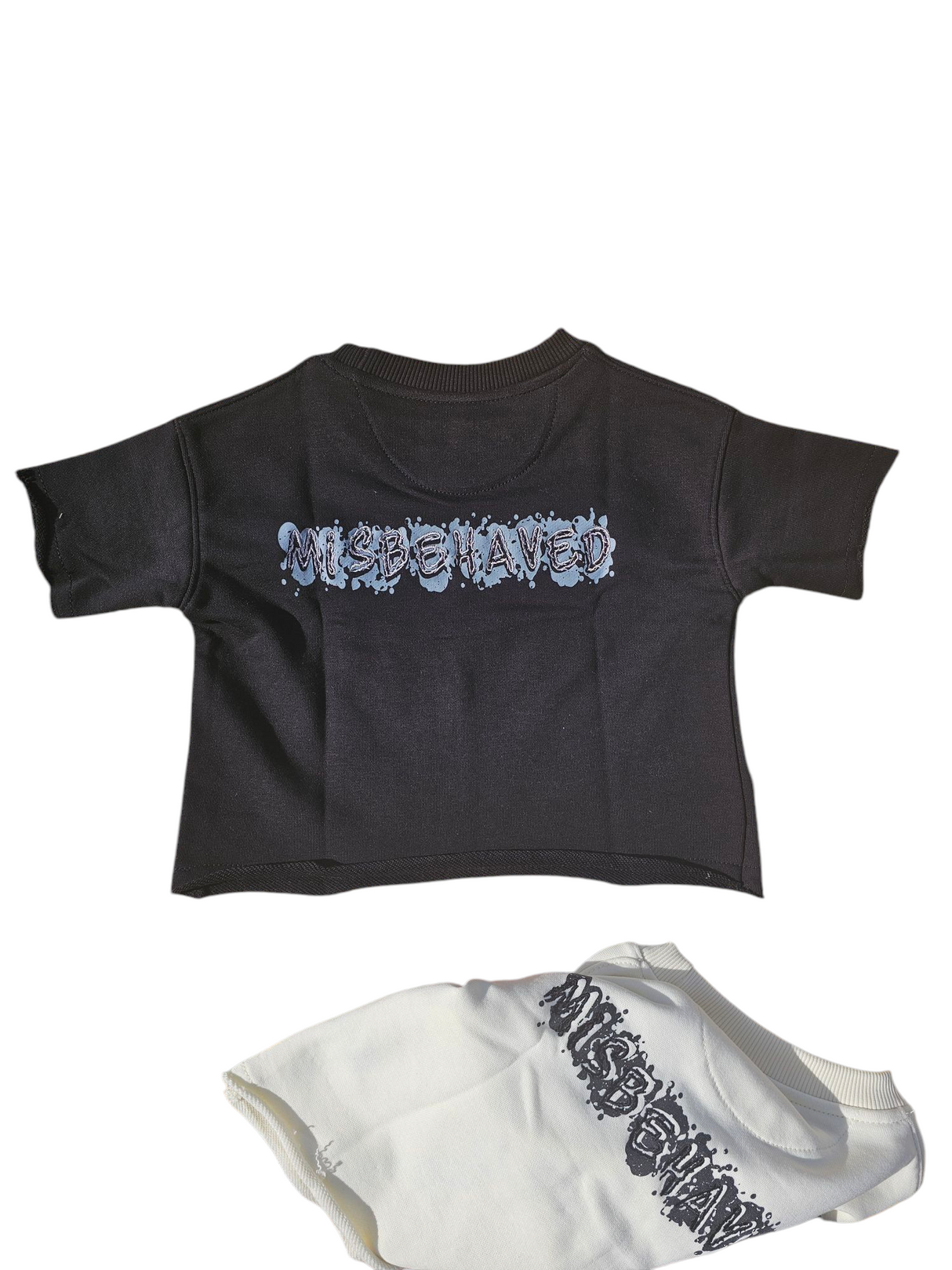 Focus Kids Cropped Miss Behaved T-Shirt Multi Colors