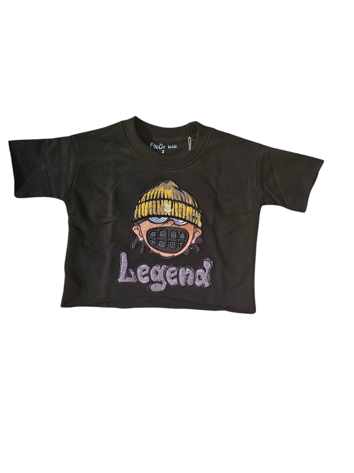 Focus Kids Legend Cropped T-Shirt Multi Colors