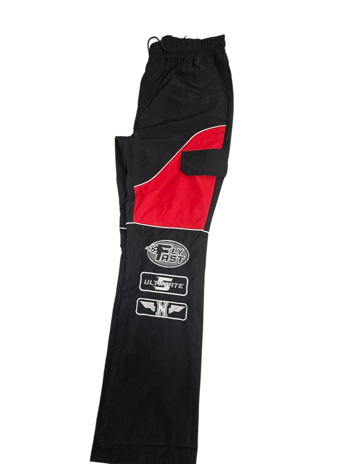 Rebel Minds Racing Anorak Nylon Stacked Jogger Multi Colors