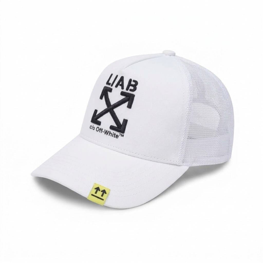 L/AB CO Off-White Clamp Arrows Curved Brim Trucker Hats Multi Colors