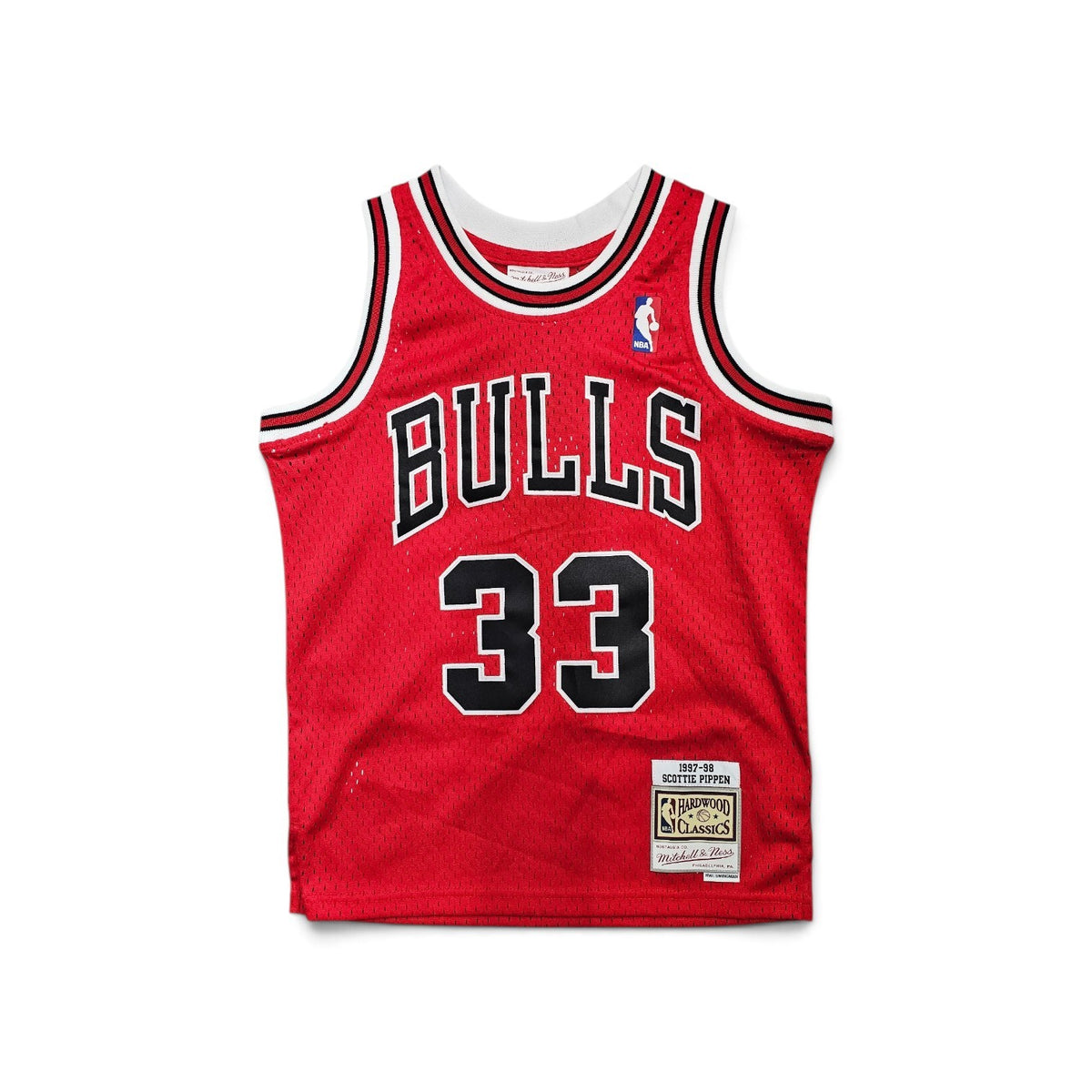 Mitchell & Ness - Kids Jersey - RODMAN DENIS & Pippen Chicago Bulls / Red / Black