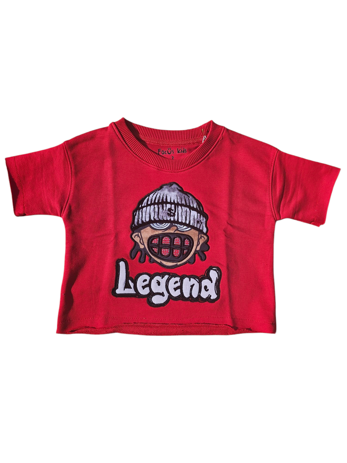 Focus Kids Legend Cropped T-Shirt Multi Colors