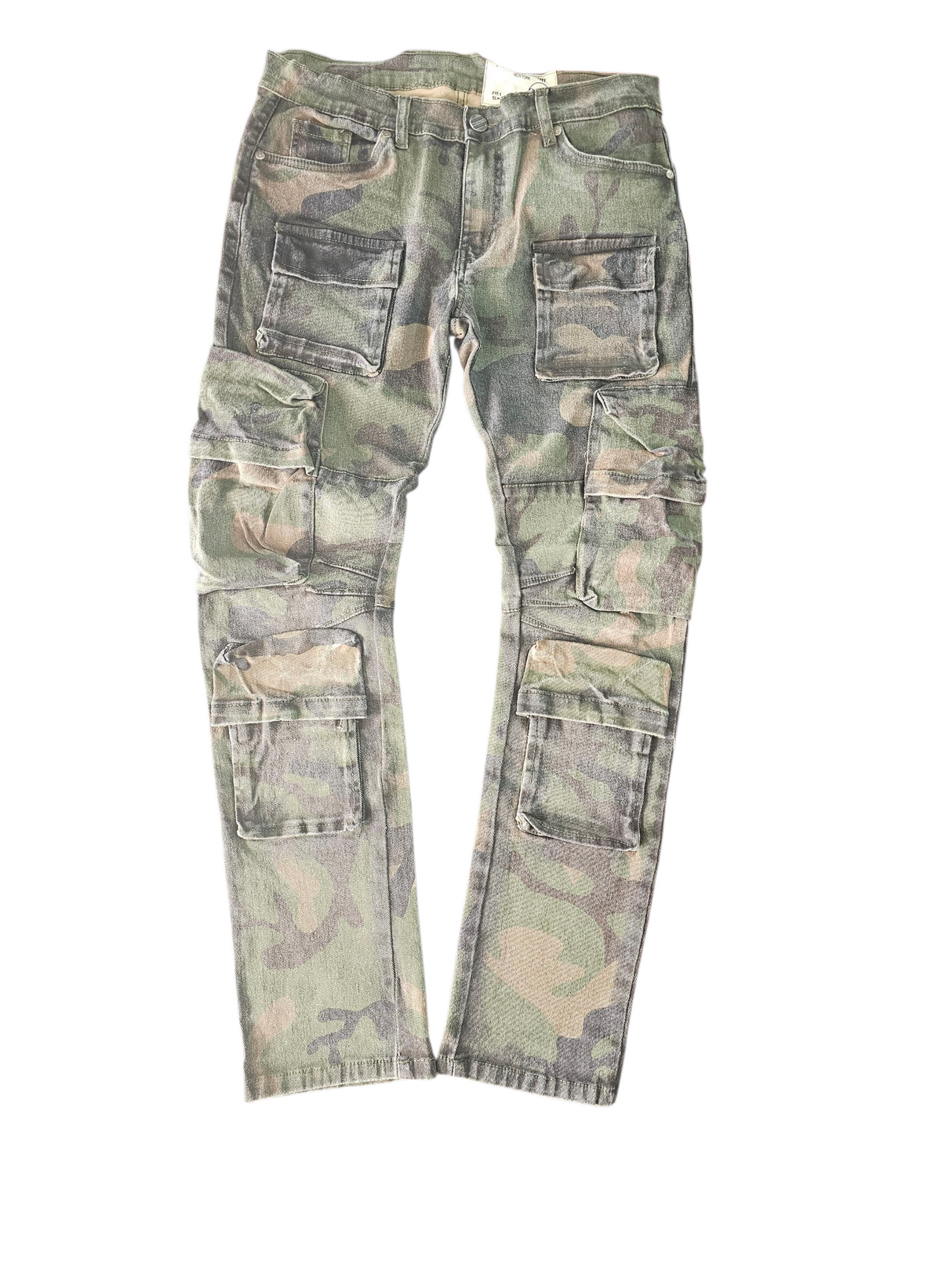 Fwrd Slim Cargo Rivalry Wood Camo Twill Pants