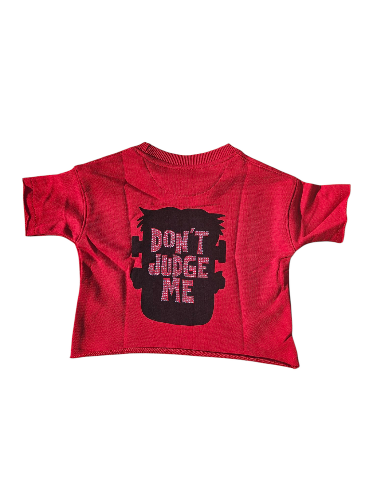 Focus Kids Cropped Face T-Shirt Multi Colors
