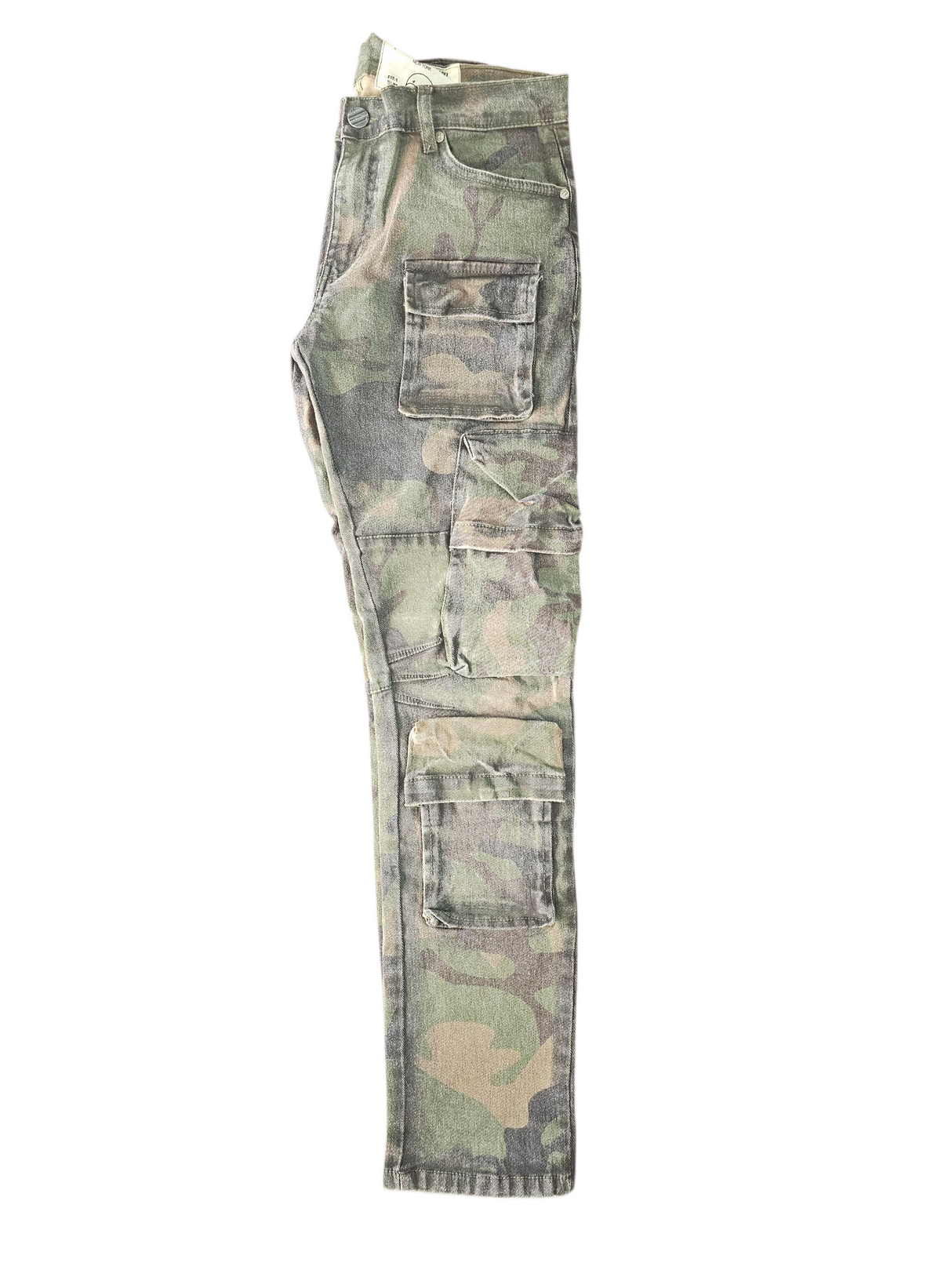 Fwrd Slim Cargo Rivalry Wood Camo Twill Pants