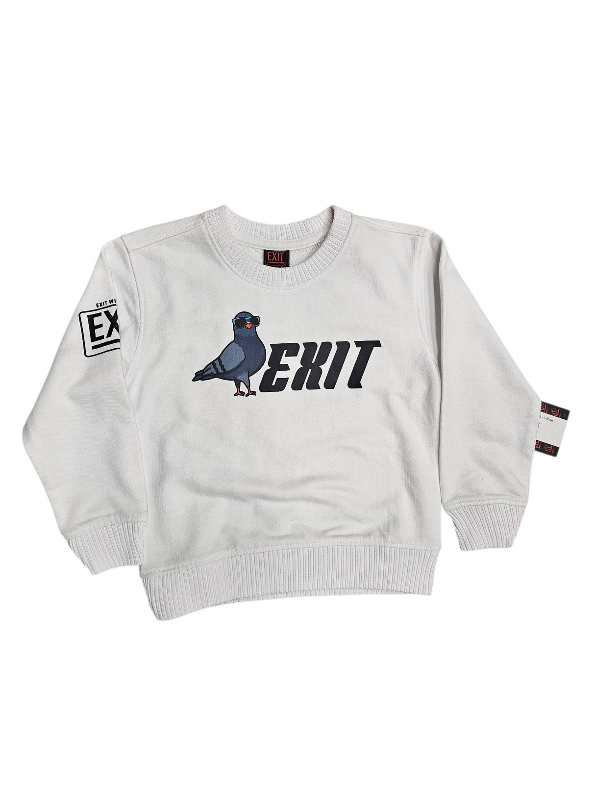 Exit - Kids Sweatshirt - White