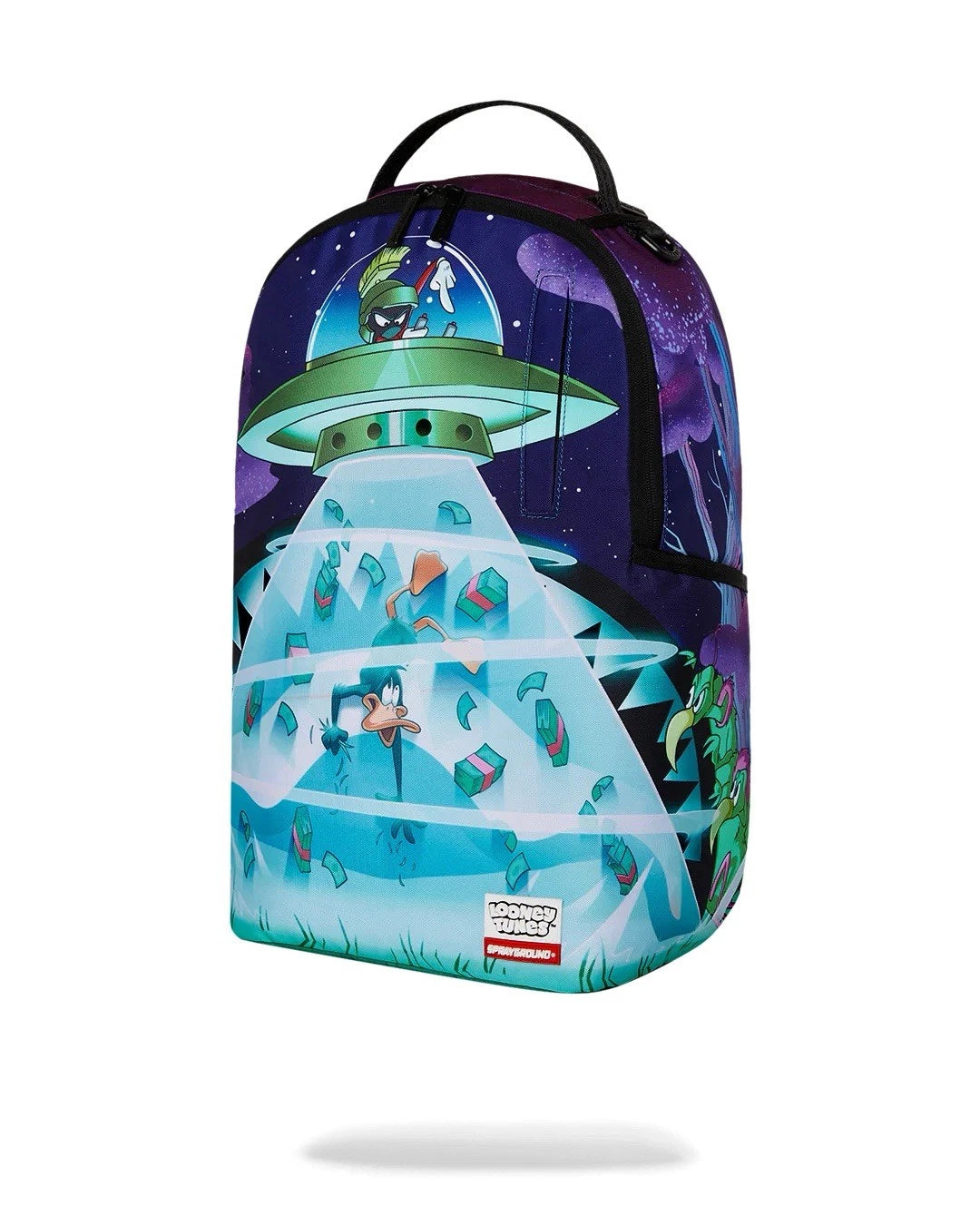 SPRAYGROUND LOONEY TUNES MARVIN ABDUCTING DAFFY DLXR BACKPACK