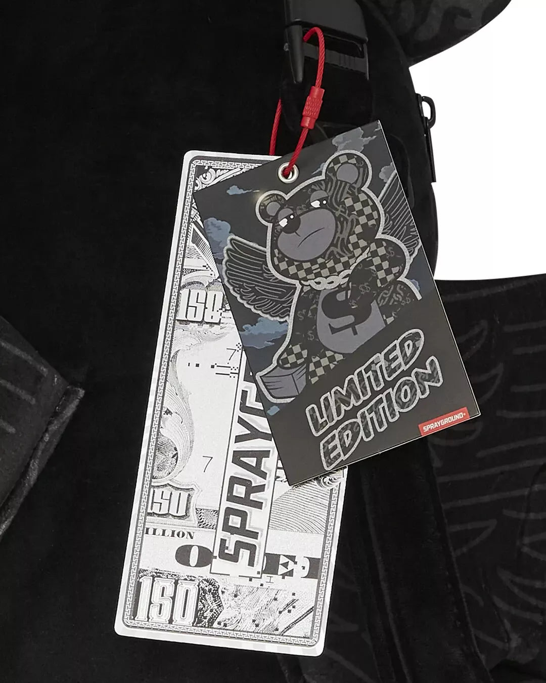 SPRAYGROUND 3AM CHECK TEDDY BEAR