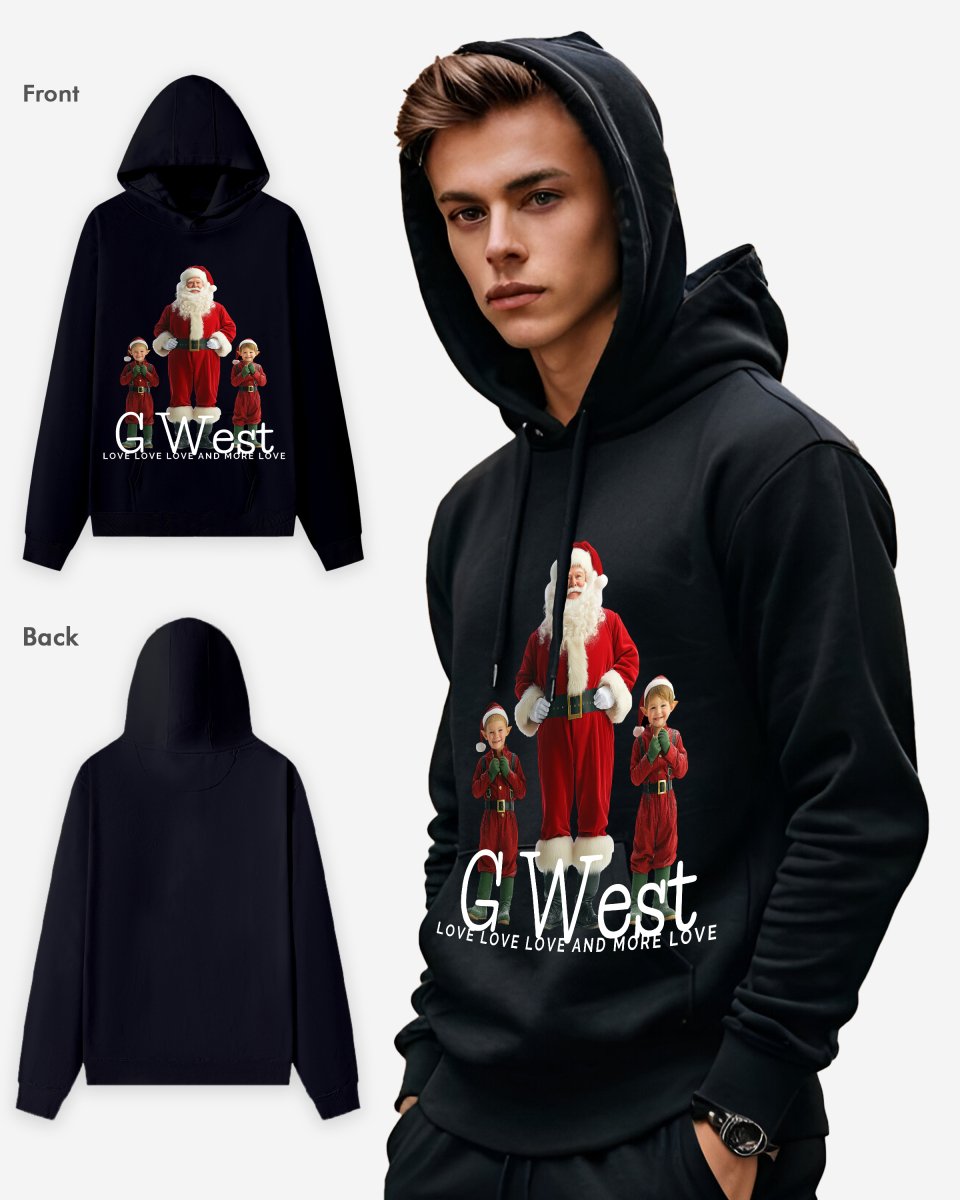 Santa & His Elves Hoodie