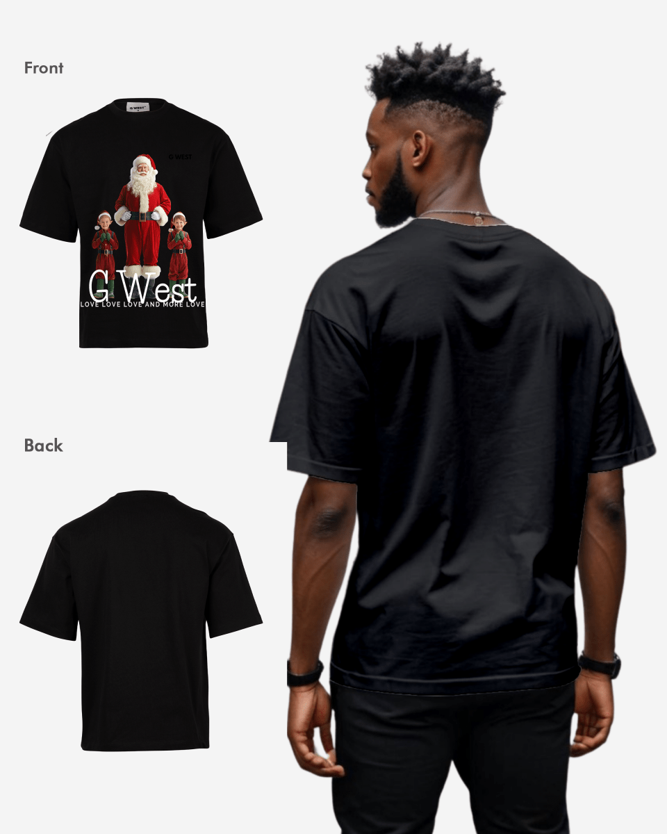 Santa & His Elves Oversized T-Shirt