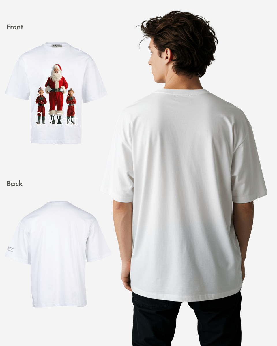 Santa & His Elves Oversized T-Shirt