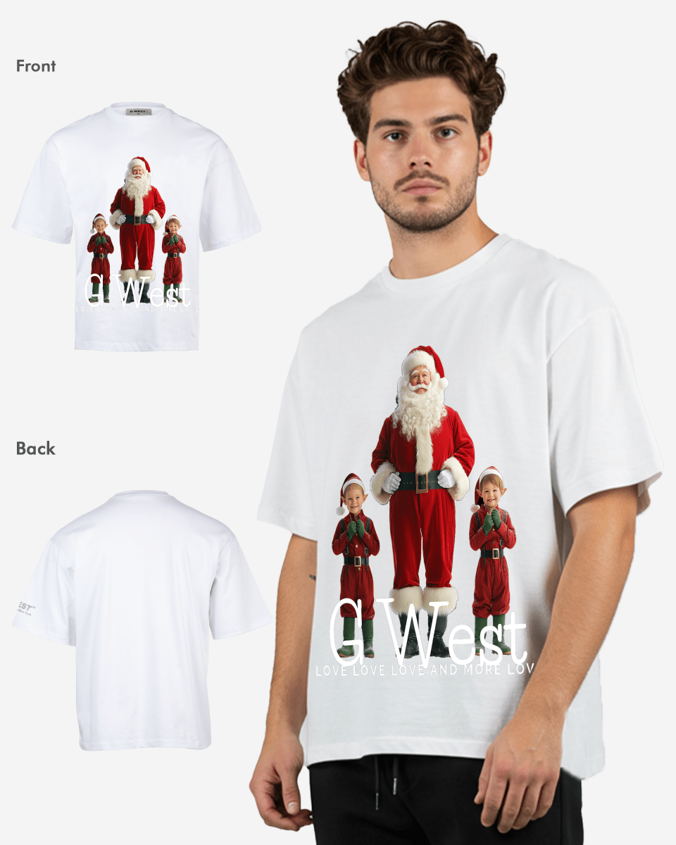 Santa & His Elves Oversized T-Shirt