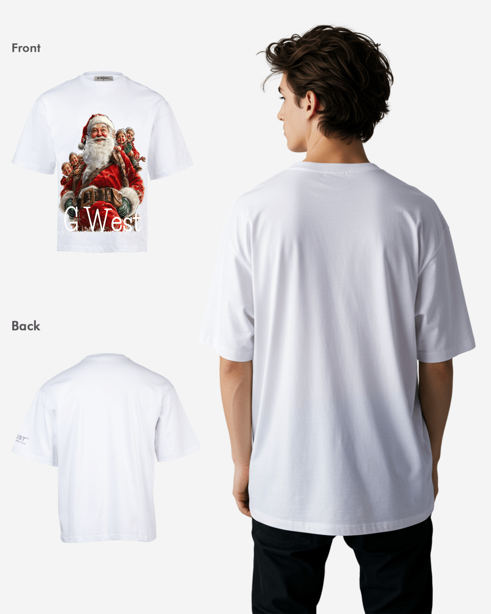 Santa's Joyride Oversized  T-Shirt