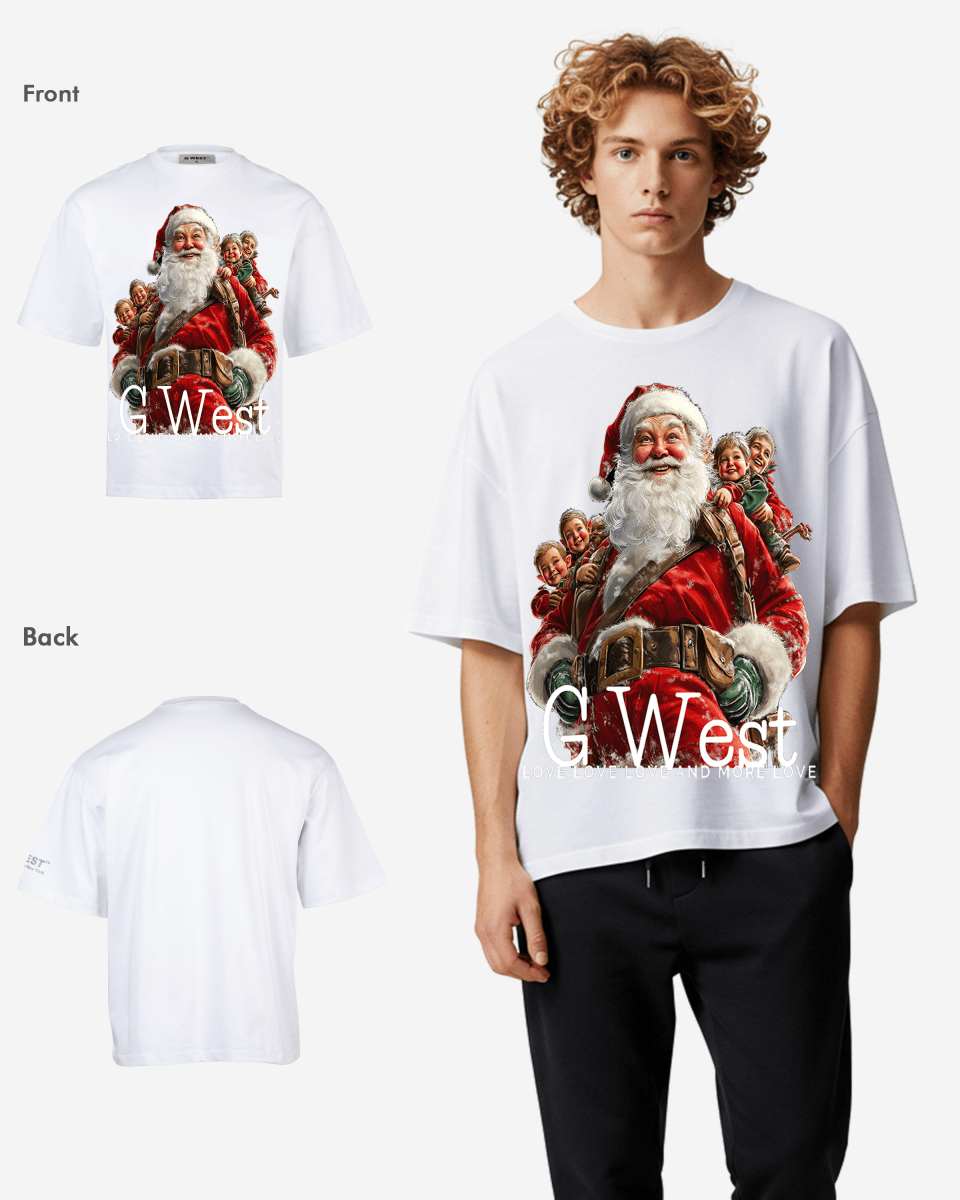 Santa's Joyride Oversized  T-Shirt