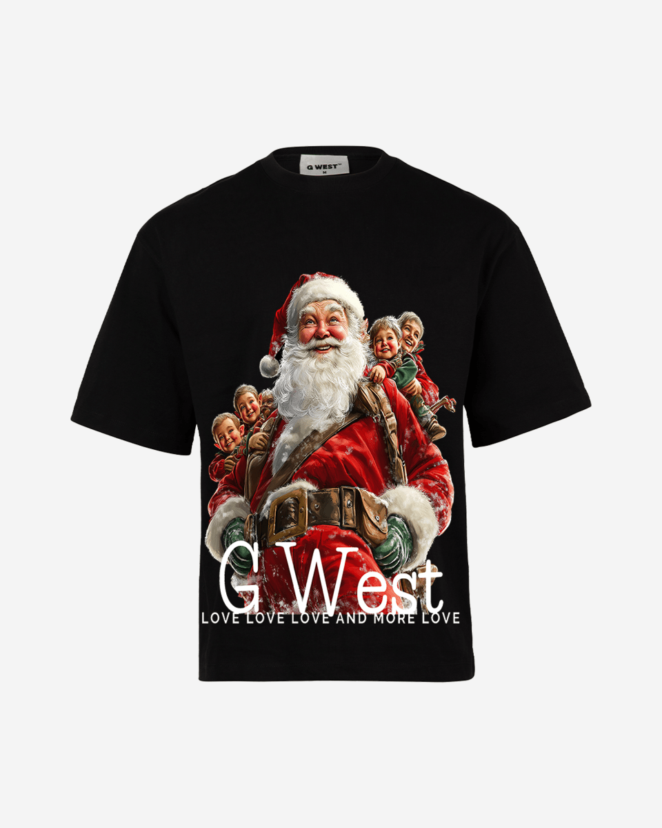 Santa's Joyride Oversized  T-Shirt