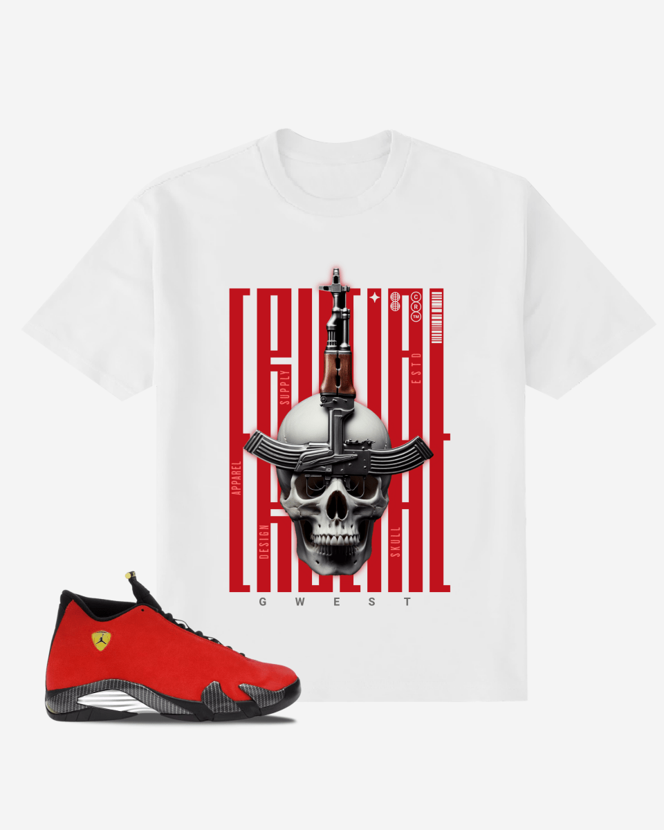 SKULL 47 GUN Oversized T-Shirt
