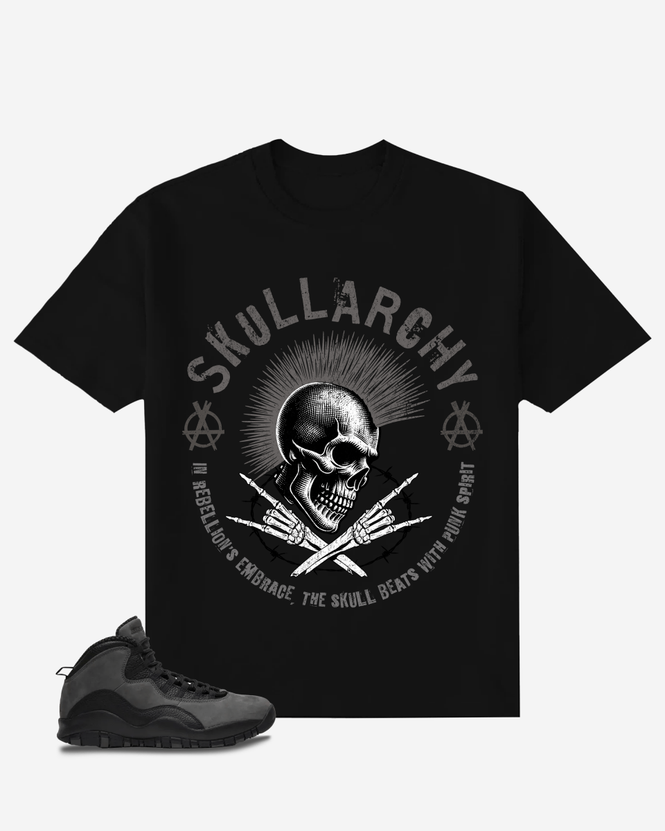 Skull Punk Oversized T-Shirt