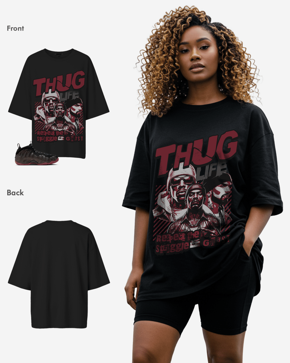 G West Thug Life Oversized Women's T-Shirt