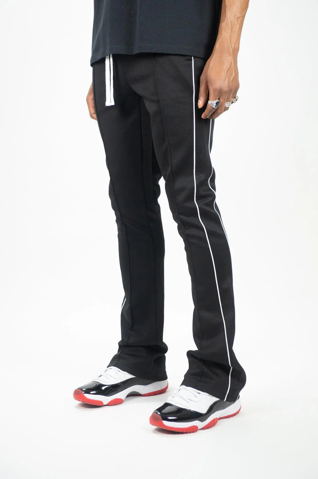 REBEL MINDS STACKED TRACK PANT MULTI COLOR GO ONE SIZE UP