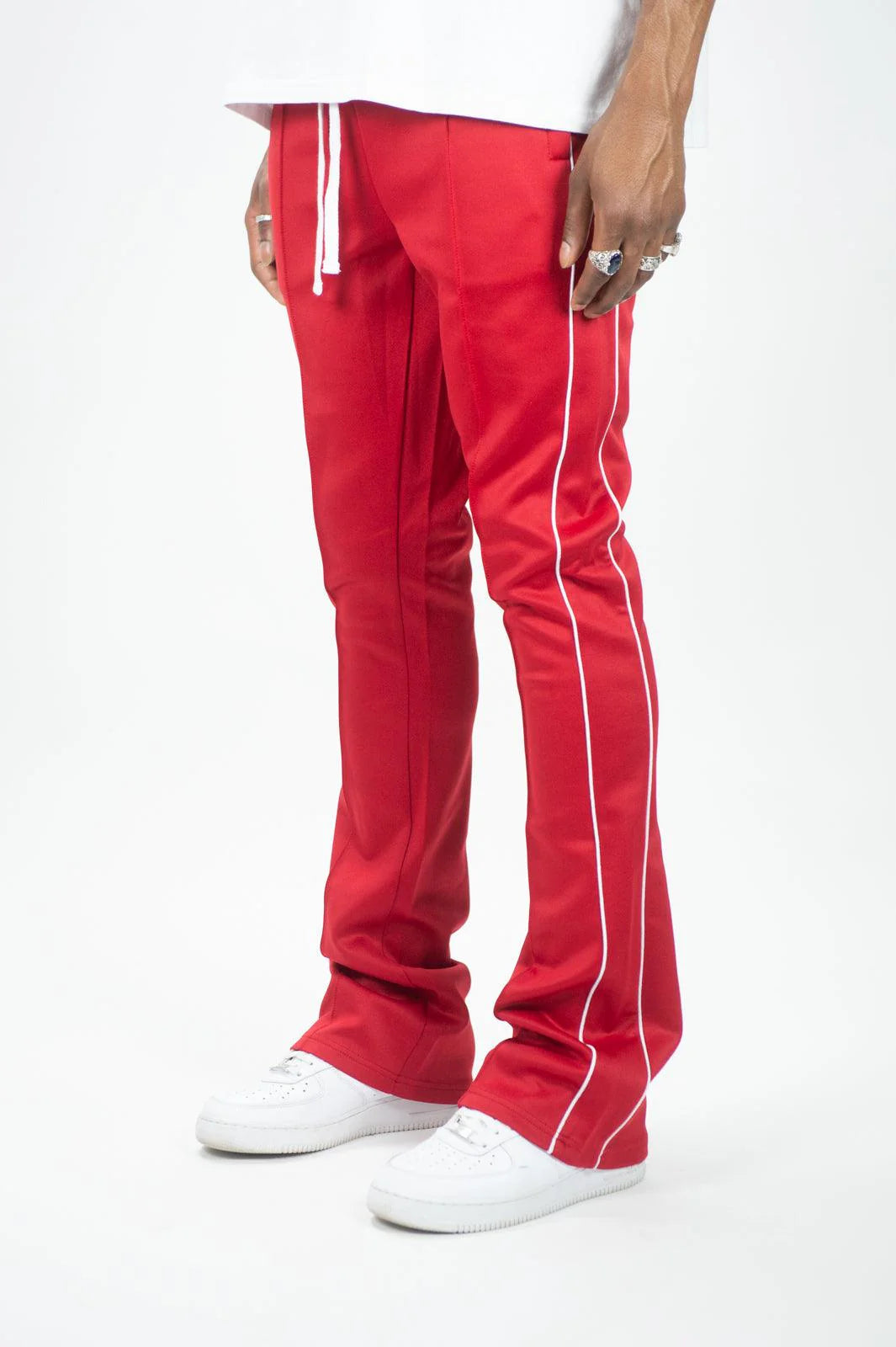 REBEL MINDS STACKED TRACK PANT MULTI COLOR GO ONE SIZE UP