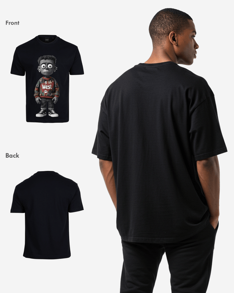 Ugly Xmas Zombie Oversized T Shirt