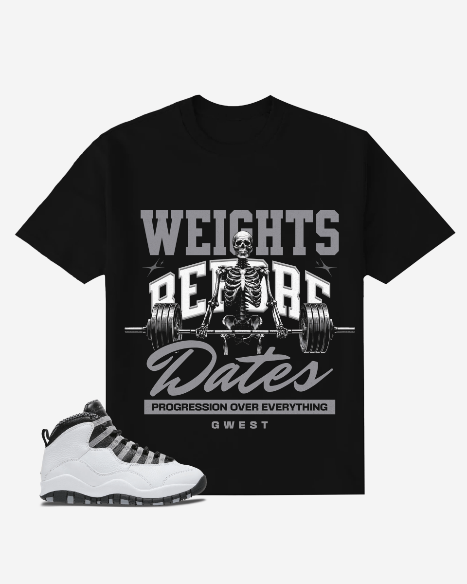 Weights Before Dates Oversized T-Shirt