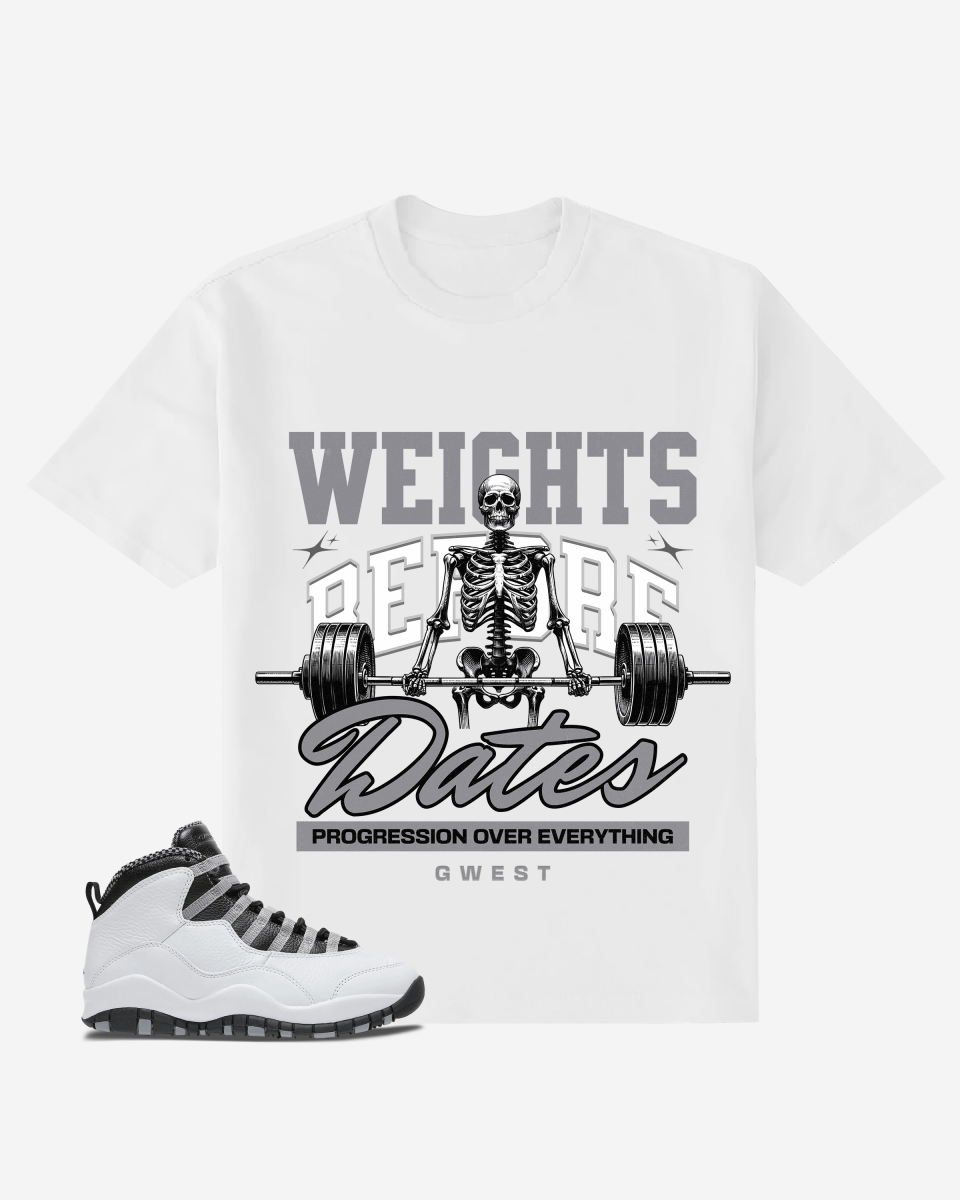 Weights Before Dates Oversized T-Shirt