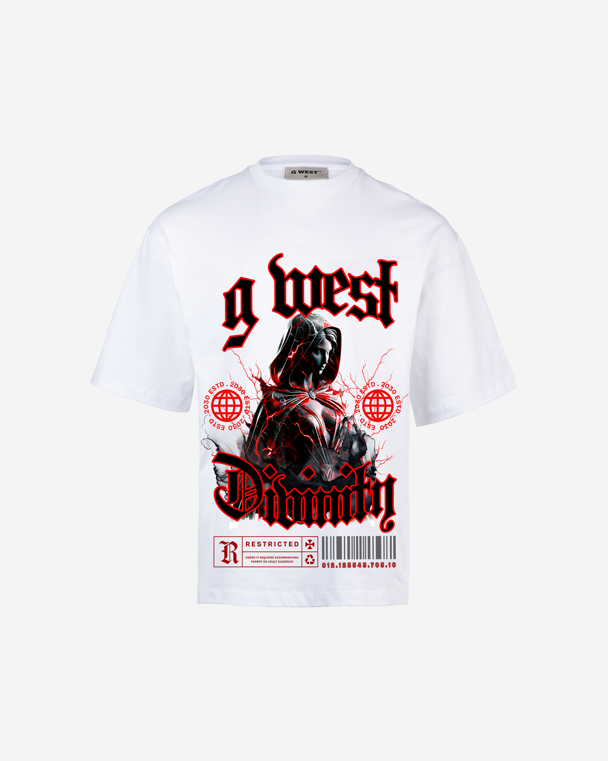G-WEST MYSTIC DIVINITY OVERSIZED TEE
