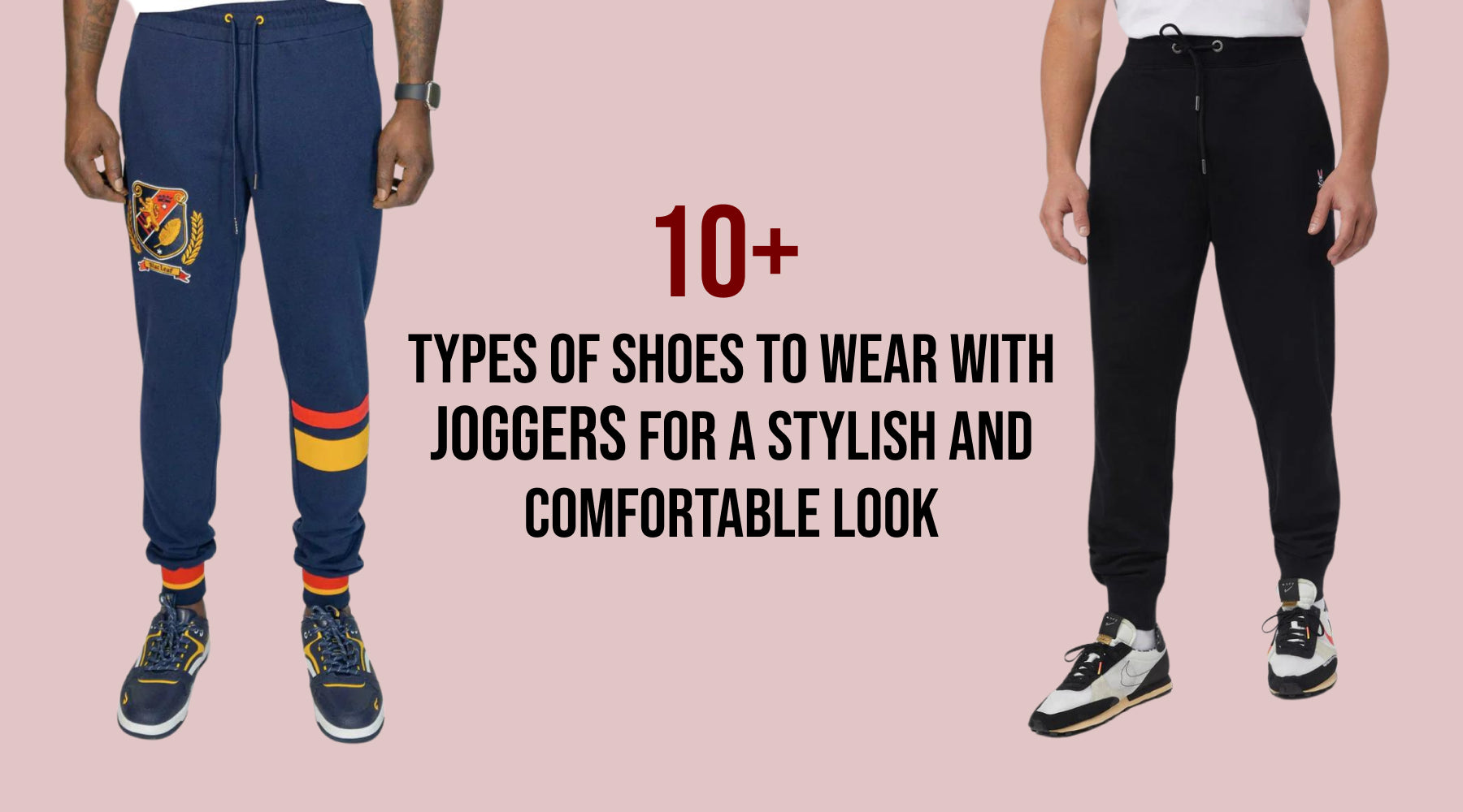 Good shoes to wear with joggers best sale