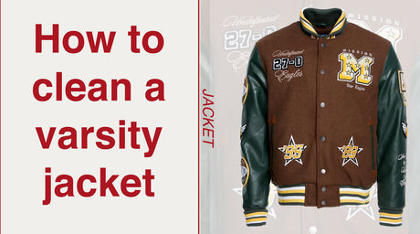 How to clean a varsity jacket?