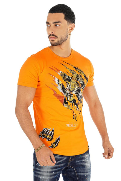 George V Tiger Tee - Front View