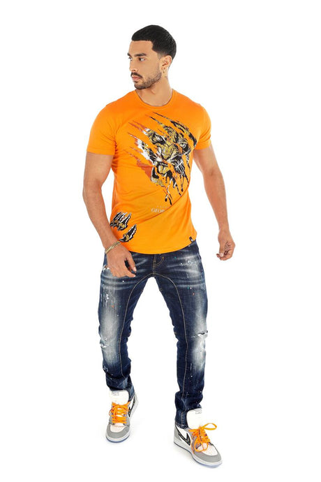 Tiger Orange T-Shirt - Side Profile